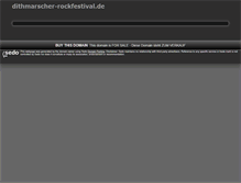 Tablet Screenshot of dithmarscher-rockfestival.de